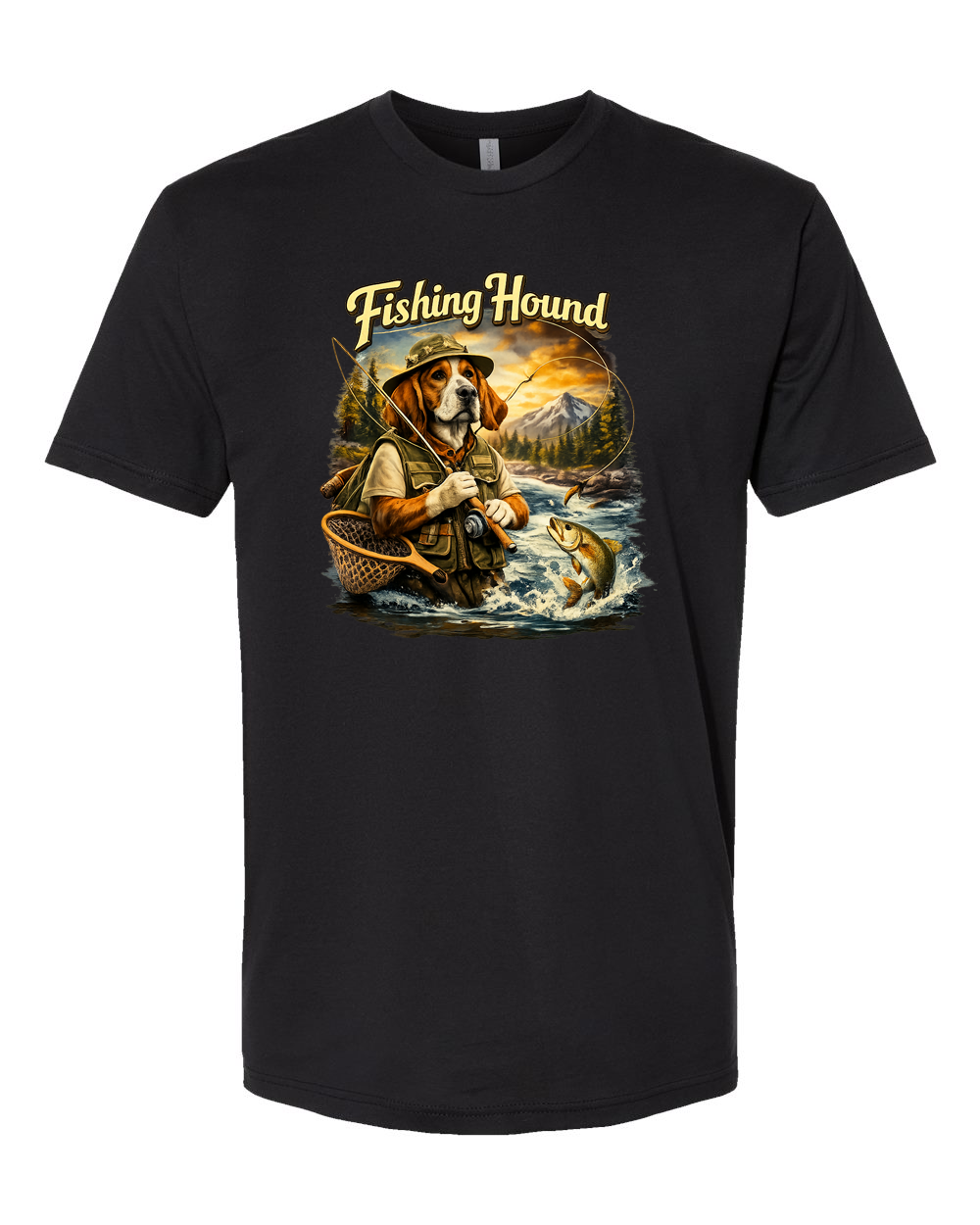Fishing Hound T-shirt