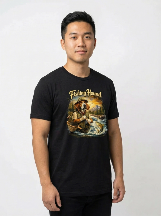 Fishing Hound T-shirt